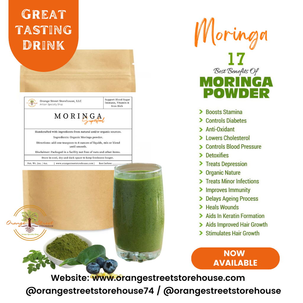 MORINGA LEAF POWDER - ORGANIC – Orange Street Storehouse