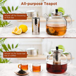 52oz. GLASS STOVETOP TEAPOT WITH INFUSER - PRE-ORDER