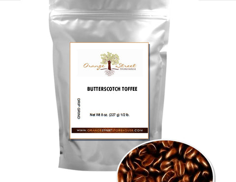BUTTERSCOTCH TOFFEE FLAVORED COFFEE - VIP COFFEE CLUB - Ships 3rd. week / order by the 5th